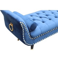 Nizar Velvet Ottoman Bench
